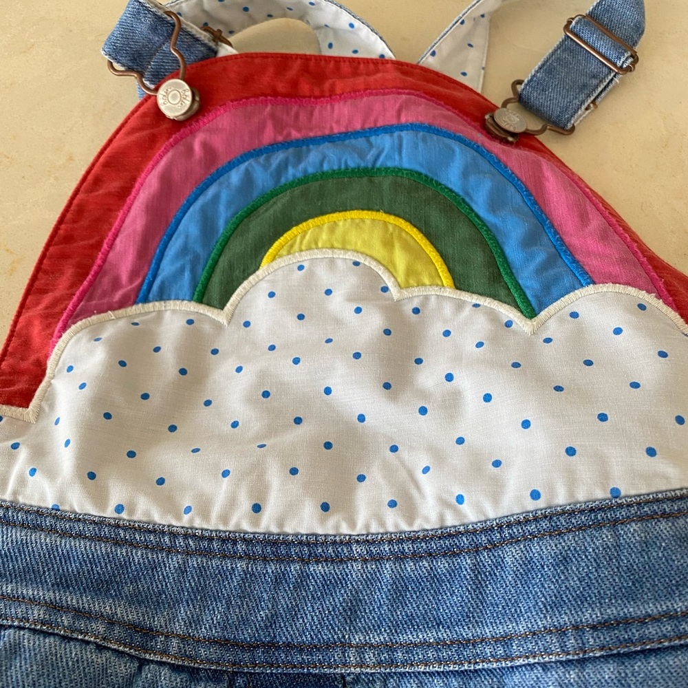 Mini Boden Rainbow Overalls